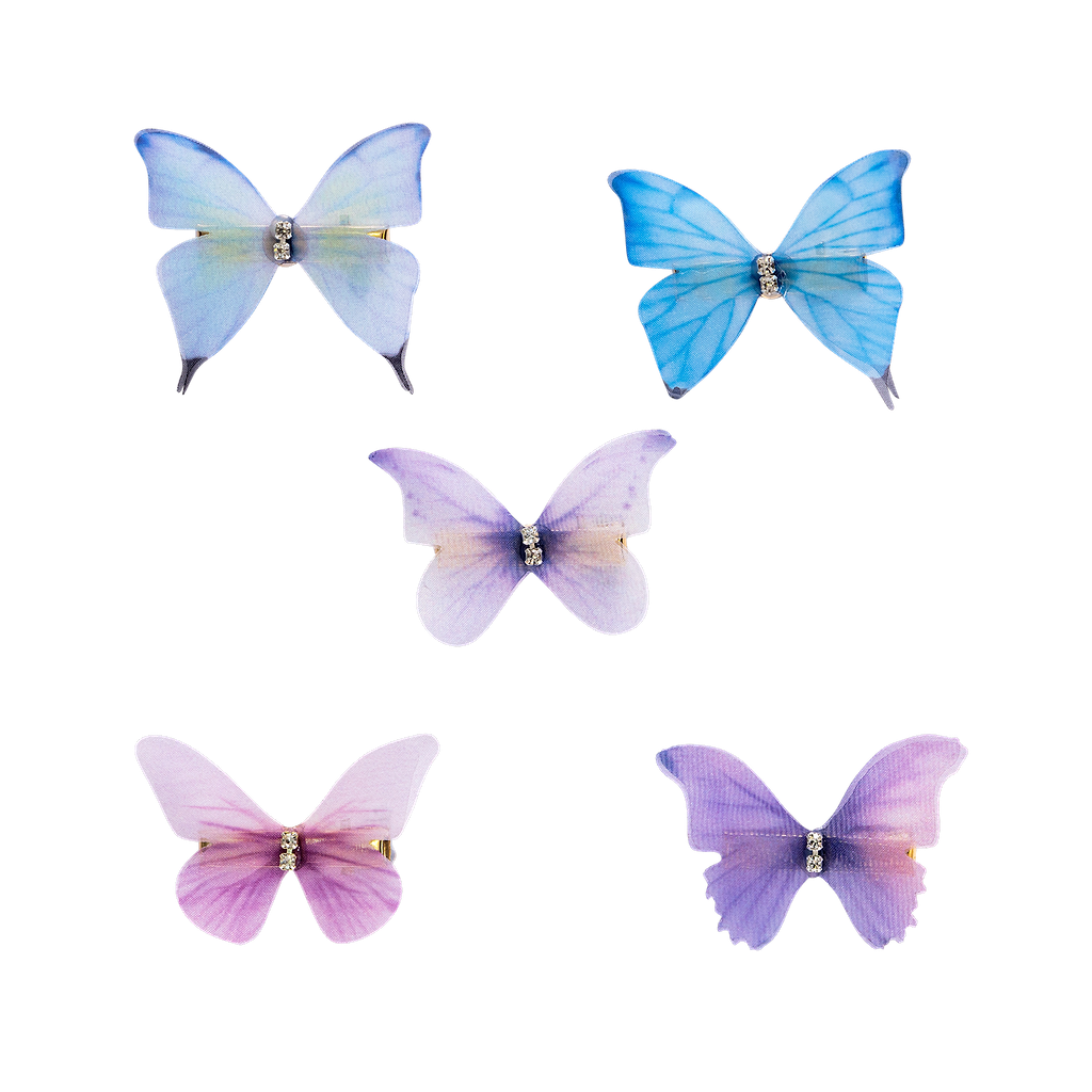 Butterfly Clips Periwinkle Miss Majesty